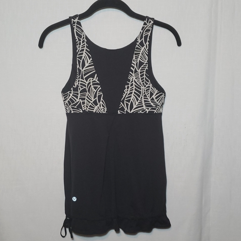 Lululemon Athletic Waist Drawstring Leaf Tank Top - Picture 6 of 10